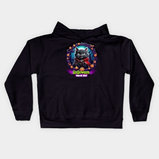 Frighteningly Fluffy Kitty Kids Hoodie